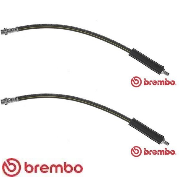 2X Bremsschlauch Brembo T50051 2 BremsschläUche Rechts Links Vorderachse-image