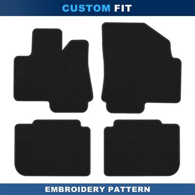 For Cadillac SRX GMT166 Quality Black Velour Carpet Car Floor Mats Liners