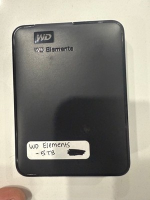 Western Digital WD Elements 5TB Portable Hard Drive