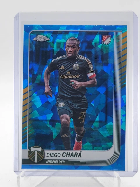 DIEGO CHARA 2025-26 TOPPS CHROME MLS BLUE SAPPHIRE #140 TIMBERS Q6262