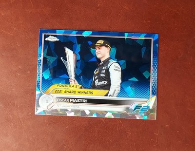 2022F1  Topps Chrome Sapphire  Oscar Piastri F2 Championship Portrait PRC RC 