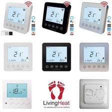 Underfloor Heating Thermostat Electric Living Heat Next Day Delivery - WI FI