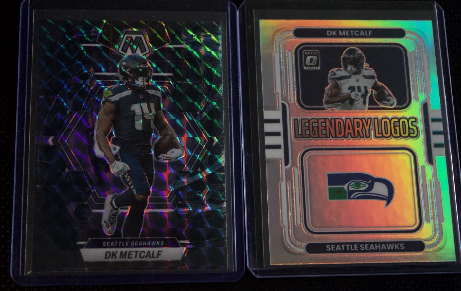 2023 Panini Mosaic DK Metcalf #222 Genesis Mosaic Prizm