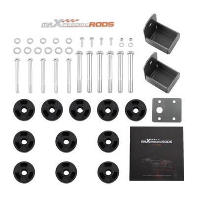 1.25'' Full Body Lift Kit Brackets for Jeep Wrangler TJ 4WD 1997-2006
