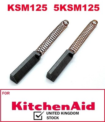 2X Carbon Motor Brushes for KitchenAid Mixer KSM125 5KSM125 Artisan Replacement