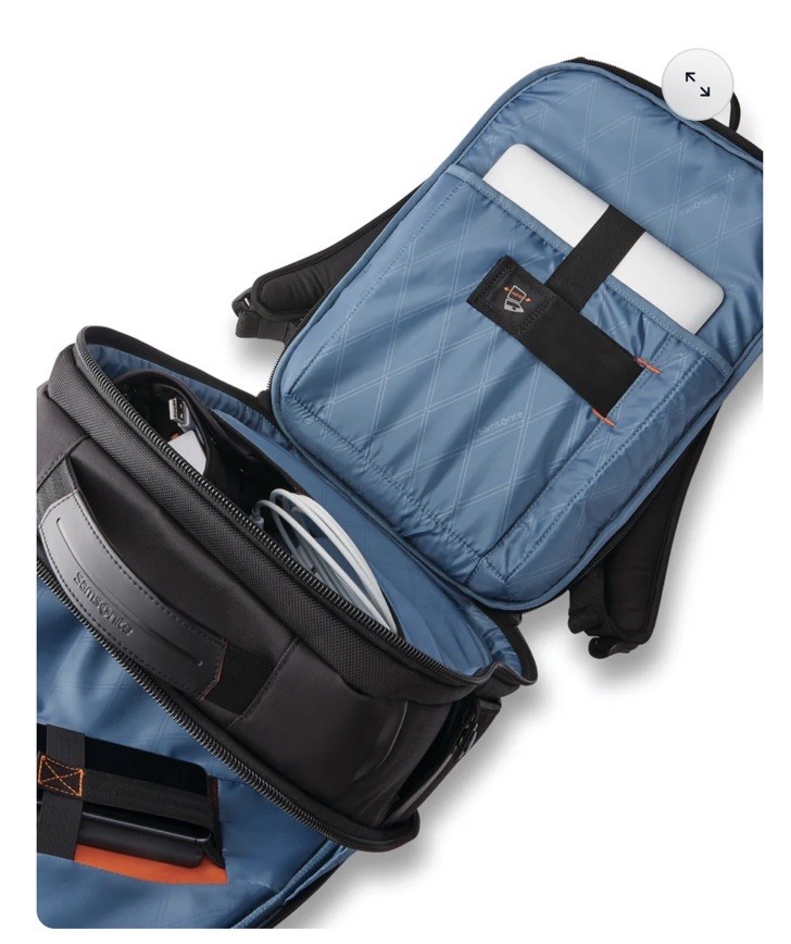 NEW Samsonite Business Pro Collection Slim Backpack (Black) image 9