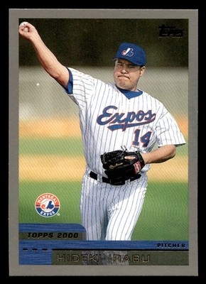 2000 Topps Hideki Irabu #359 Montreal Expos
