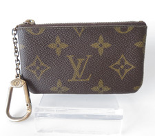 Authentic LOUIS VUITTON Monogram Coin Purse Key Pochette Cles F 45971