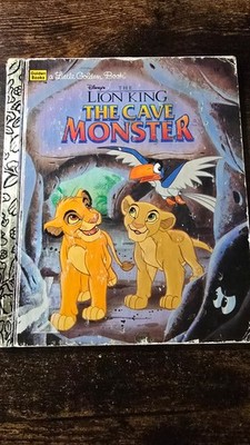 Vintage A Little Golden Book Disney s Lion King The Cave Monster 1996