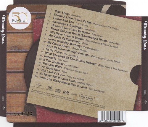 Various - Memory Lane - Audiophile Hybrid SACD -Limited Edition - Universal 2020 - Bild 2 von 3