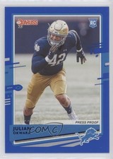 2020 Panini Donruss Rookie Press Proof Blue Julian Okwara #294 0i76