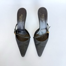 Auténticos tacones vaqueros Gucci Cruise 21 con caja talla US 6
