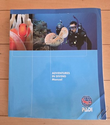 PADI Adventures in Diving Advanced Training for Open Water Diver SAVE ON CERT PB