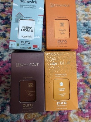 Pura Smart Scent Oil Refill 4-Pack 0.33 fl oz New Home Pumpkin Spice Cider