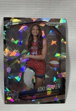 2025 Panini Prizm WNBA - Rookie Variation Kiki Iriafen #149 Ice Prizm (RC)