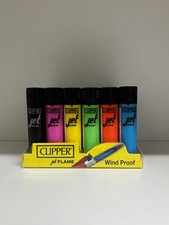 Original Clipper Jet Lighter - Adjustable Flame, Refillable, Wind Proof  