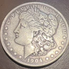 1904-P Morgan Silver Dollar Great 90% Silver Coin A-369