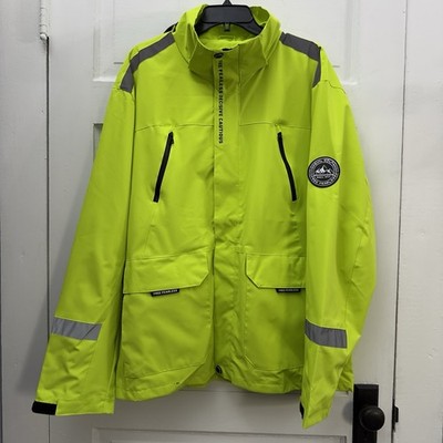 High Visibility Hooded Jacket Evil Wolf Men s XXXL Neon Yellow