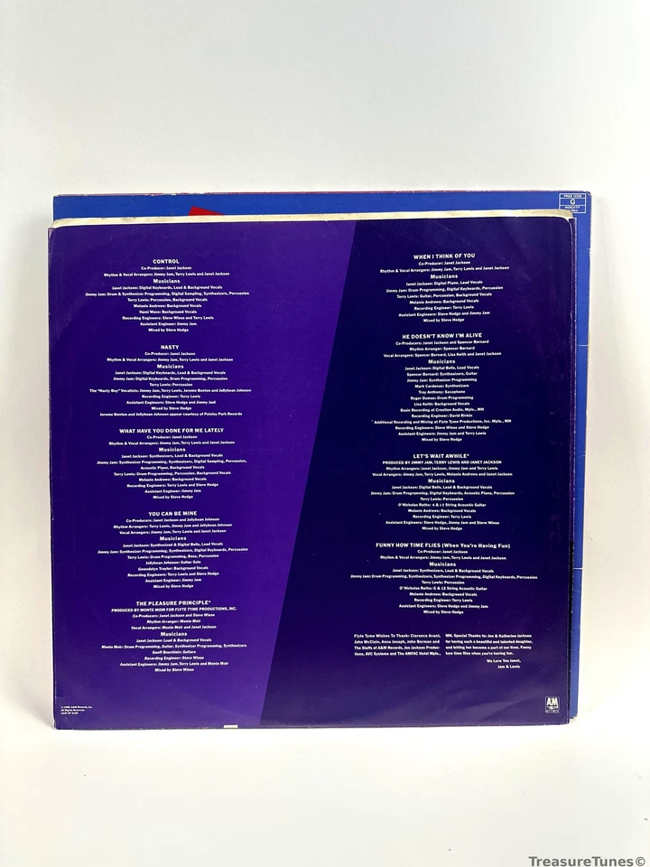 Janet Jackson - Control Vinyl LP [1986] SP-5106 - Image 4 of 4