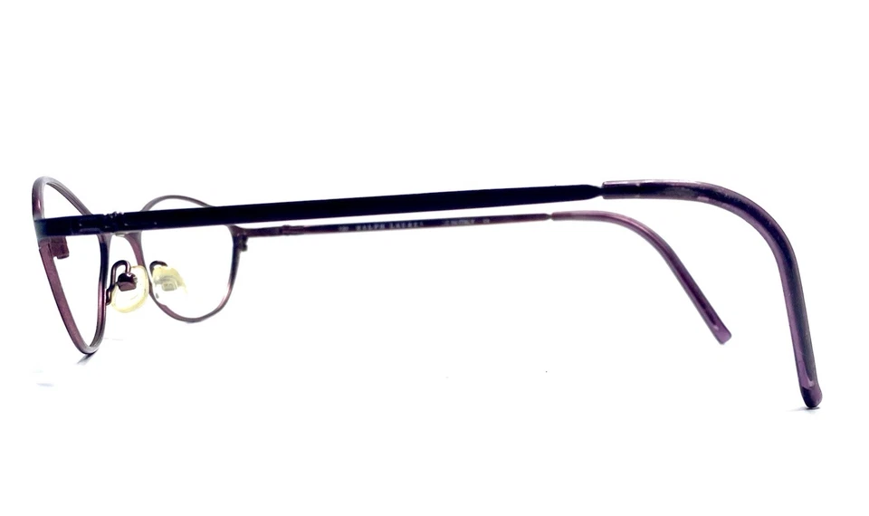 Óculos de metal oval roxo Ralph Lauren Itália RL 1317 F43 48 17 130 - Imagem 3 de 4