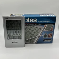 Totes - Touch Screen Sudoku -  Stylus Included  - Puzzle Brain Teaser Game
