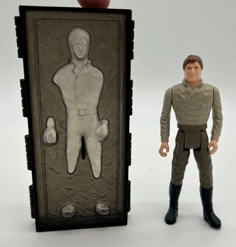 Star Wars POF - Han Solo in Carbonite Chamber - Kenner 1985 - Vintage