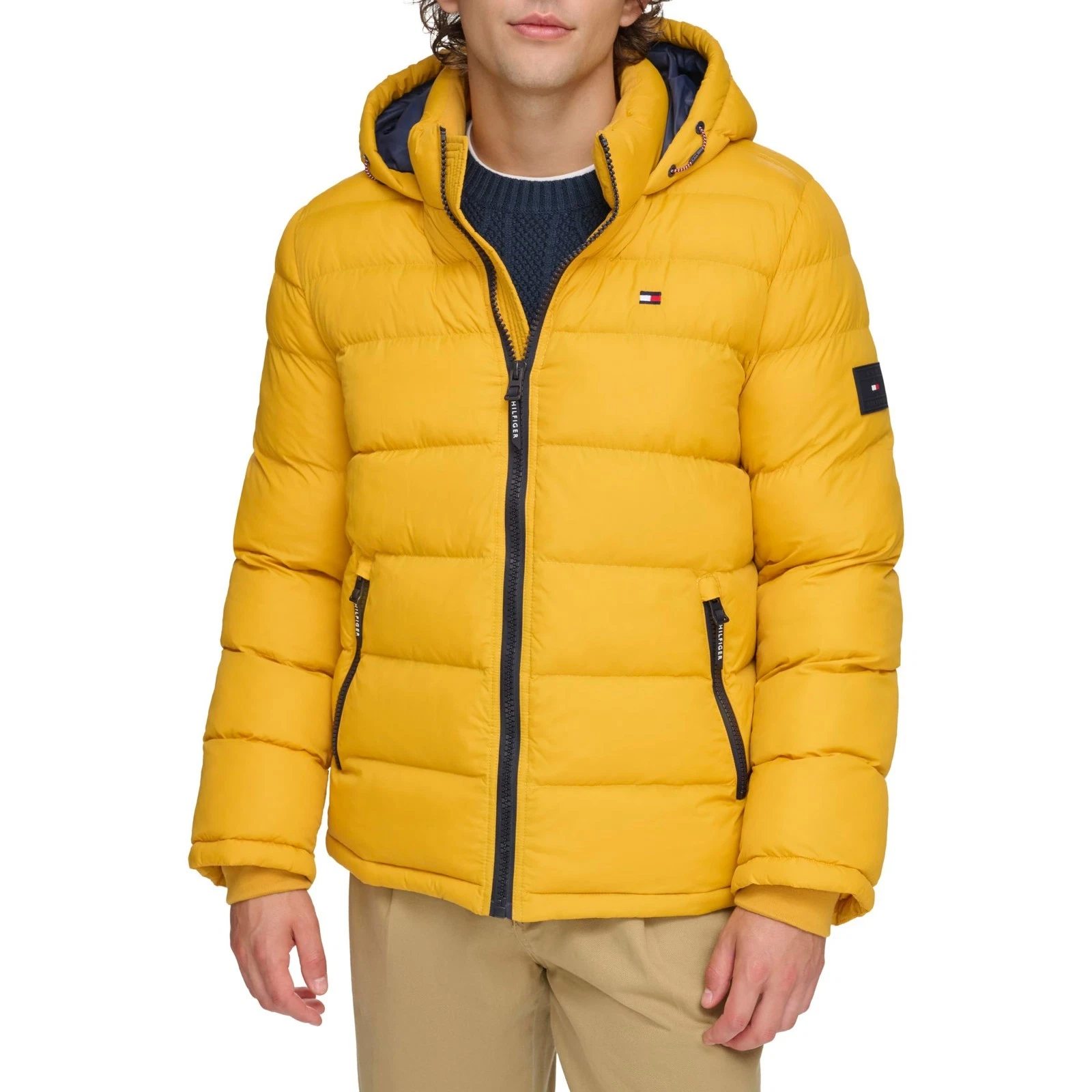 Tommy Hilfiger Men's Classic Hooded Puffer Jacket Yellow Large NWT New w/ Tag
Opens in a new window 