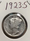 United States 1923-S Mercury Dime 10 Cents 90% Silver San Francisco Mint Coin