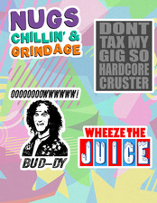 Encino Man 90s Movie 4pc Sticker Pack