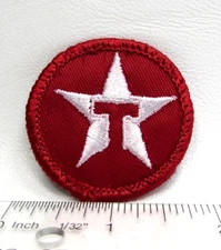 Vintage Texaco Gas Station Oil Refinery Jacket Patch White Plains NY Petroleum a