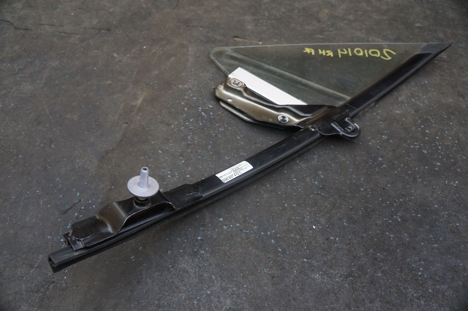 Front Right Door Vent Window Glass 3w0837412 OEM Bentley Continental Gt 2003-18