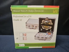 Double 12 Numeral Pro Size Mexican Train & Chicken Domino Set New CHH GAMES 