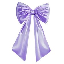 23x35 Inch Large Satin Bow,Giant Ribbon Tie for Coquette Room, Xmas Purple