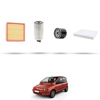 Hoffcar Set Service - 4 Filter Kompatibel Mit Fiat Multipla 1.9 (186) JTD 77K