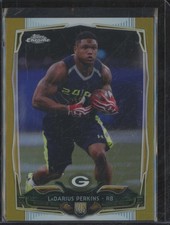 2014 Topps Chrome LaDARIUS PERKINS RC Rookie Gold Refractor /50 #143 NFL BIN9