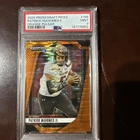 2025 Panini Prizm Draft Picks Patrick Mahomes II Orange Pulsar /75 PSA 9