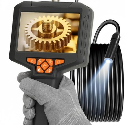 Inspection Endoscope, Industrial Borescope Camera with 4.3'' IPS Screen, 1920P...