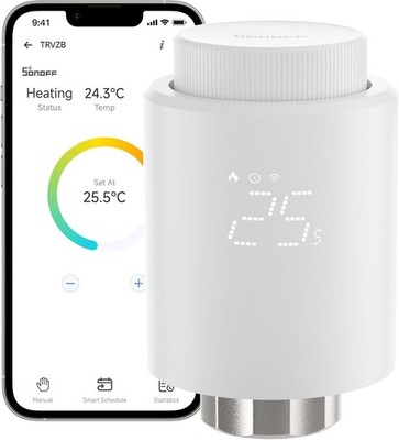 SONOFF gebrauchtes Zigbee Thermostat Heizkörperventil TRV, funktioniert mit Alexa, Google Home