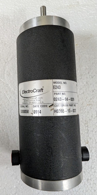 ElectroCraft E243 DC Motor 0243-04-029 Used