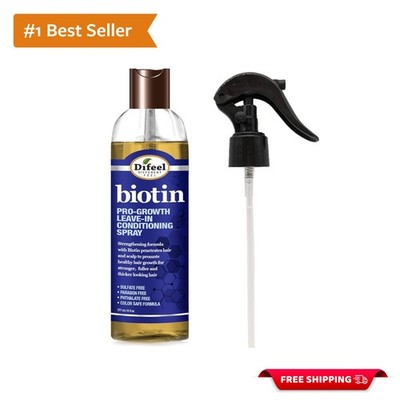 6 oz Nourishing Biotin Leave-In Conditioner with Dual Caps   Hair Growth Booster