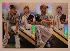 2019 Topps Gold Label Max Scherzer 2 Card Lot  Class 1 & 2 #63 Washington Nats