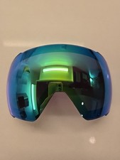 Smith I/O Mag Chromapop Sun Green Mirror Replacement Goggle Lens Used