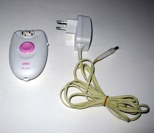 Braun Silk epil 1 Shaver Epilator Pink w Euro Power Supply AS-IS UNTESTED READ