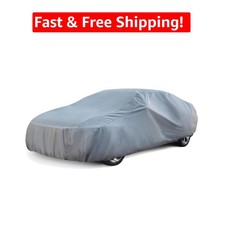 Universal Fit Gray Car Cover For Full-size Sedans Up To 205 - Water Resistant Universal Fit Gray Car Cover For Full-size Sedans Up To 205 - Water Resistant