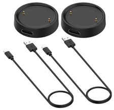 TenCloud 2 Pack Charger Dock Compatible with Amazfit Bip 6 Active 2 Square...