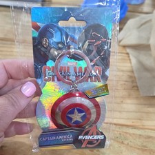 Marvel Capitán América Guerra Civil Vengadores Escudo Metal Llavero Desmontable