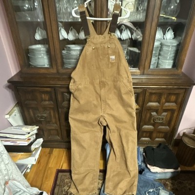 Brown Canvas Work Overalls Unisex