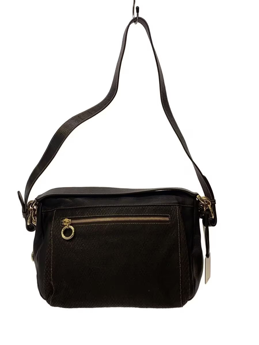 FURLA Shoulder Bag Leather BRW Python Embossed - image 1