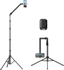 TODI 86" Tripod for iPhone, Phone Tripod Stand with Flexible Arm  Selfie Stick