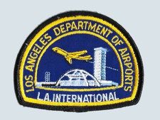 POLICE PATCH CALIFORNIA CA LOS ANGELES DEPARTMENT OF AIRPORTS LA INTERNATIONAL